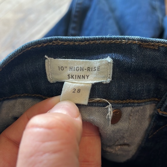 MADEWELL 10” High Rise Skinny Jeans - Picture 10 of 11
